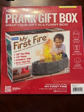My First Fire Prank Gift Box — Red Packaging